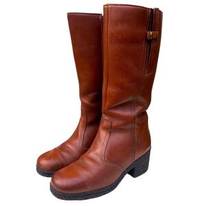 Vintage | Naturalizer Leather Wool Lined Tall Winter Boots Equestrian Riding